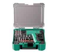 Versatilitys Ensemble d'outils de tournevis électrique sans fil avec embouts et étui de durabilité pour un transport facile et une perceuse électrique