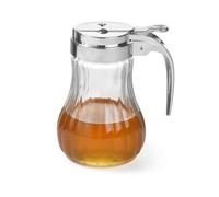 Verseur à miel - HENDI - 452424 - Inox 18/10 - Verre - Cylindrique
