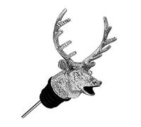 Verseur à vin avec Bouchons, aérateur à vin en Acier Inoxydable | en Acier Inoxydable | tête de cerf cerf | verseur de vin | Cadeau Unique | Accessoires de Bar | Cadeaux de Noël pour Mariage d'ann