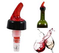 Verseur de Bouteille de Mesure de 15 ML, verseur de Mesure de Liqueur de tir Rapide en Plastique pour Outil de Distributeur de Cocktail de vin de Boisson de Barre à la Maison(Rouge)