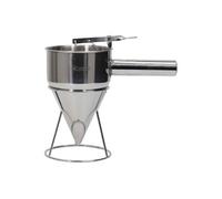 Verseur de Pâte à Piston "Inox" 1,2L Argent
