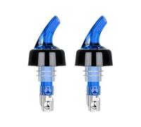 Verseur de vin de 45 ml, 2 pièces, étanches pour une, Blue | Conception de perles métalliques pour un versement uniforme, couvercle de joint de distribution de boissons
