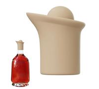 Verseur Et Bouchon Pour Bouteille De Vin,Bouchon Lieur Avec Bec Verseur Pour Bouteilles De Vin | Bouchons En Silicone Pour Boissons Bière Vinaigre Huile D'olive Champagne