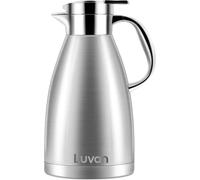 Verseuse isolante 1,8L en acier inoxydable Café Thé 12h chaud 24h froid Double paroi