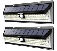 【Version Puissante】Mpow 2 Pack 102 LED Eclairage Solaire Extérieur Lampe Solaire Etanche 1100 Lumens 3 Modes d'éclairage Détecteur