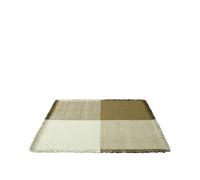 Muuto Verso tapis en laine Vert pâle-brun chaud. 258x258 cm