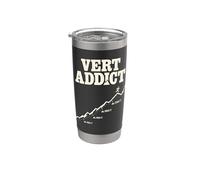 Vert Addict Trail Running Mountain Ultra Runner Gobelet isotherme en acier inoxydable double paroi