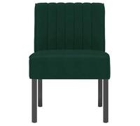 Vert Fauteuil de relaxation - SOLOMON - 1 PLACE - CHAISE TV - sans accoudoirs vert foncé velours FF237