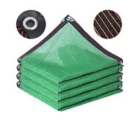 Vert Filet Protection Solaire D'Ombrage Ombrage 75% Auvent,Bloquer Rayons UV Toile Serres Coupe Vent avec Oeillets,pour ExtéRieur Balcon Cour Plantes Granges (3mx8m/9.8ftx26.3ft)