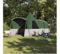 Vert Tentes - Tente tipi avec toit avec stockage Vert 720x465x295 cm C19877