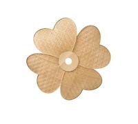 VERTBAUDET Abat-jour pour suspension fleur en bambou tressé beige TU