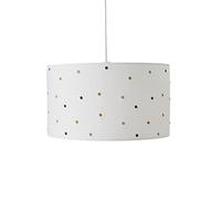 Abat-jour pour suspension pois brodés Petits Pois beige / multicolore TU