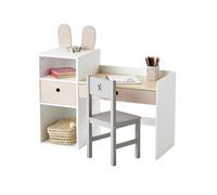 VERTBAUDET Bureau Maternelle Enfant Bois Blanc TU