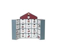 Calendrier de l'Avent maison en carton vert imprimé TU