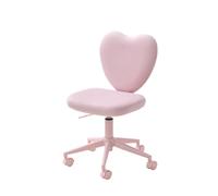 VERTBAUDET Chaise À Roulette Enfant Coeur Velours Rose TU