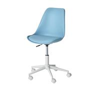 Chaise de bureau enfant à roulettes bleu TU
