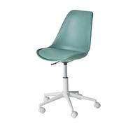 Chaise de bureau enfant à roulettes vert TU