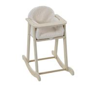 VERTBAUDET Chaise Haute à Bascule pour Poupon en Bois FSC® et Sherpa Dès 3 Ans