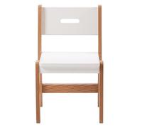 VERTBAUDET Chaise Maternelle, Assise Enfant Bois Blanc/Bois TU
