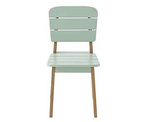 VERTBAUDET Chaise Maternelle Outdoor/Indoor Tropicool Sauge TU