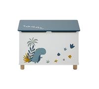 VERTBAUDET Coffre À Jouets Dinosaure Enfant Bois blanc imprimé TU