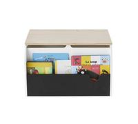 VERTBAUDET Coffre À Livres Et Jouets Bois blanc - bois - ardoise TU