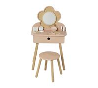 VERTBAUDET Coiffeuse cannage + Accessoires en Bois FSC® Rose TU
