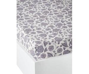 VERTBAUDET Drap-Housse Enfant Coton Évolutif Blanc imprimé 90X200