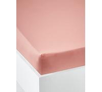 VERTBAUDET Drap-Housse uni Enfant Corail 90X200