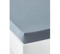 VERTBAUDET Drap-Housse Uni Enfant Coton Évolutif Bleu Jean 90X200