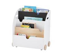 VERTBAUDET Etagère pour Livres à roulettes Ligne School Blanc TU