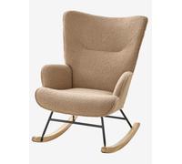 VERTBAUDET Fauteuil d'allaitement À Bascule en Tissu Moka TU