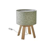 Lampe de chevet bois PETIT DINO kaki TU