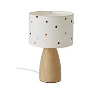 VERTBAUDET Lampe de chevet pois brodés beige/multicolore TU