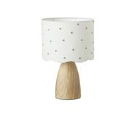 VERTBAUDET Lampe de chevet pois brodés écru TU