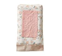 VERTBAUDET Lot de 2 tapis pour matelas rose pâle + blanc TU