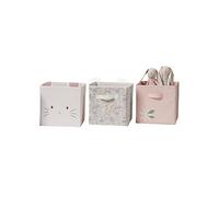 VERTBAUDET Lot De 3 Bacs De Rangement Souris blanc imprimé TU