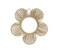 Miroir Fleur beige TU