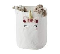 VERTBAUDET Panier de rangement XL Licorne ivoire TU