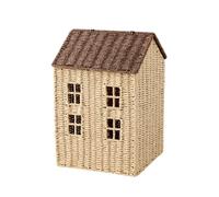 VERTBAUDET Panier Maison En Corde De Papier Pliable beige TU