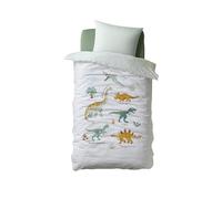 VERTBAUDET Parure Enfant Magicouette Dinos, avec Coton recy lanc imprimé 140X200