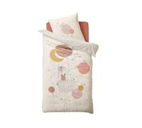 VERTBAUDET Parure Housse De Couette Enfant Et Taie d'oreiller Blanc imprimé 140X150 63X63