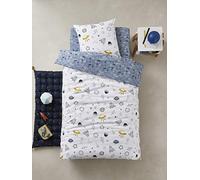 VERTBAUDET Parure Housse De Couette Enfant Et Taie d'oreiller Bleu/Multicolore 140X200 63X63