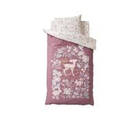 VERTBAUDET Parure Housse de Couette + taie d'oreiller Enfant Victoria Prune 140X200 63X63