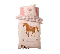 Parure housse de couette + taie d'oreiller ARIZONA DREAM, avec coton recy lanc imprimé 140X200 63X63