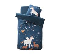 VERTBAUDET Parure Housse De Couette Et Taie d'oreiller Enfant Bleu 140X200 50X75