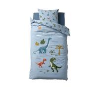 VERTBAUDET Parure Housse De Couette Et Taie d'oreiller Enfant Bleu Glacier 140X200 50X75