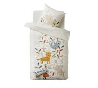 VERTBAUDET Parure Housse De Couette Et Taie d'oreiller Enfant Ivoire imprimé 140X200 50X75