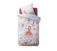 VERTBAUDET Parure Housse De Couette Et Taie d'oreiller Enfant Mauve 140X150 63X63