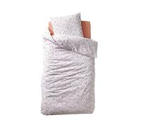 VERTBAUDET Parure Housse de Couette + taie d'oreiller Essentiels Rainbow Flowers avec Coton recy lanc imprimé 140X150 63X63